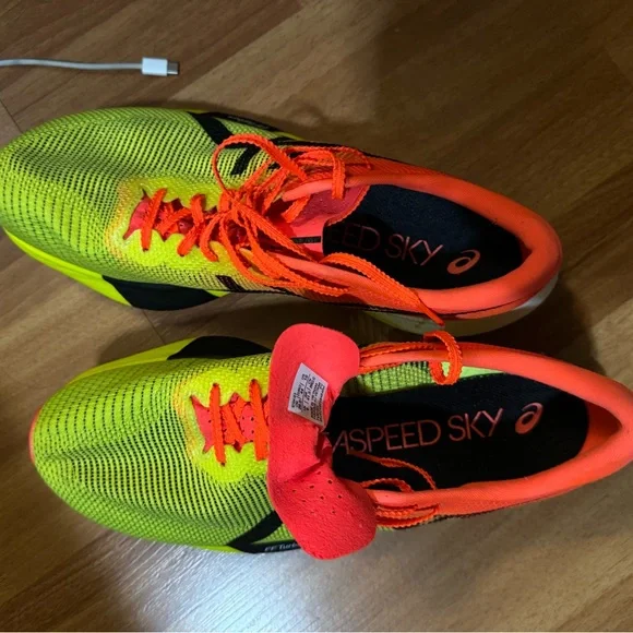 Asics Vibrant Orange Athletic Shoes - Picture 9 of 12